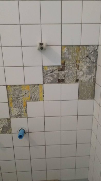【大阪府堺市堺区】地震による浴室タイルのひび割れ補修